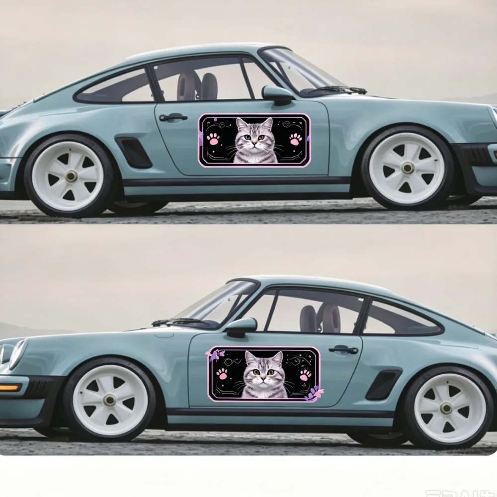 Personalized Custom Photo Car Stickers - Customizable Shapes & Sizes