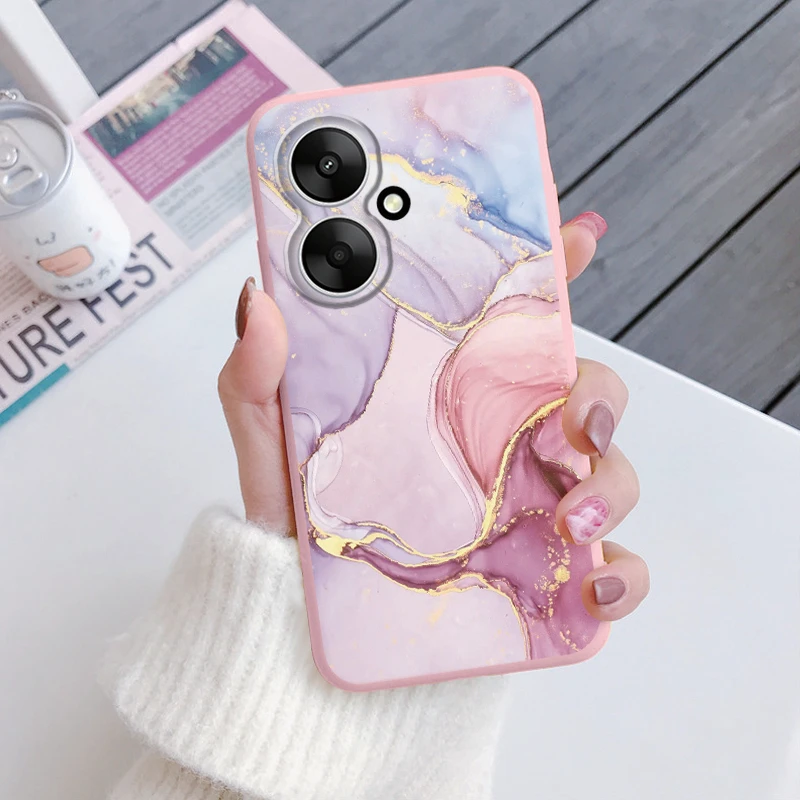 Leopard Print Shockproof Soft Silicone Phone Case Cover for Xiaomi Redmi 13C 5G 6.74