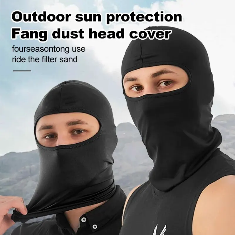 Sunscreen Mask Breathable Ice Silk for Men And Women Motorcycle Fishing Bicycle Windproof Scarf Summer Facial Headscarf
