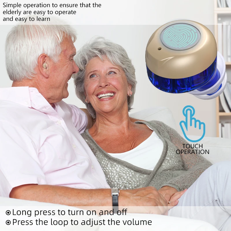 Multi-Color Hearing Aids, Rechargeable Portable Hearing Aids For the Elderly, Invisible Hearing Amplifiers, Premium Hearing Aids 6
