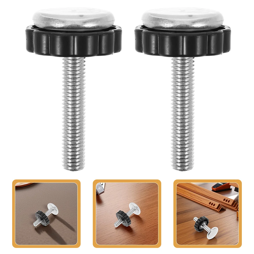 6 Pcs Baby Gate Safety Door Guardrail Spindle Rods No Punching Hardware Mount Black Parts Accessories Kit Child
