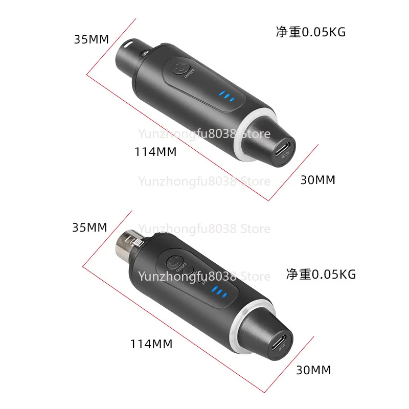 악기 회의에 보편적인 마이크 무선 송신기 및 수신기 시스템, 커패시터 48V5V
