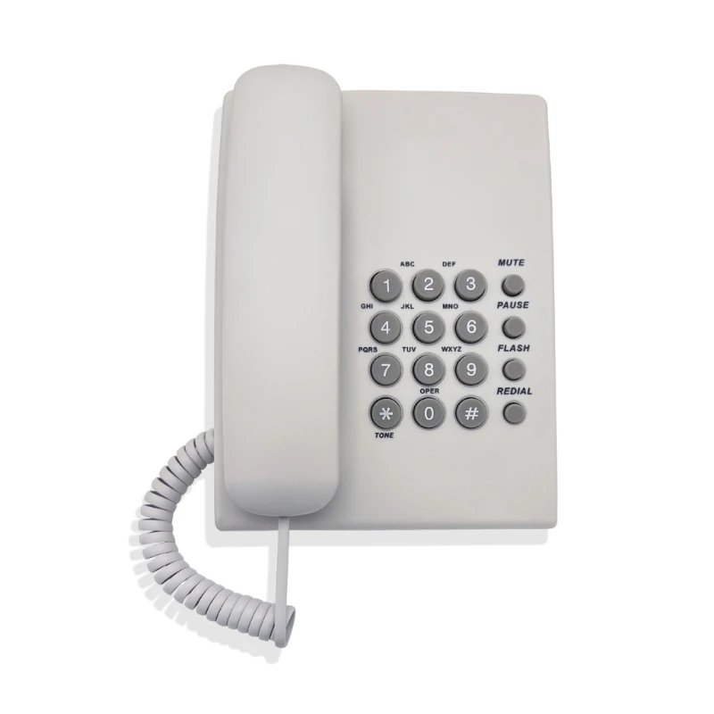 

Corded Landline Phone Big Button Landline Phones Fixed Telephone for Office Home Hotel Bathroom Emegency Telephone Dropship