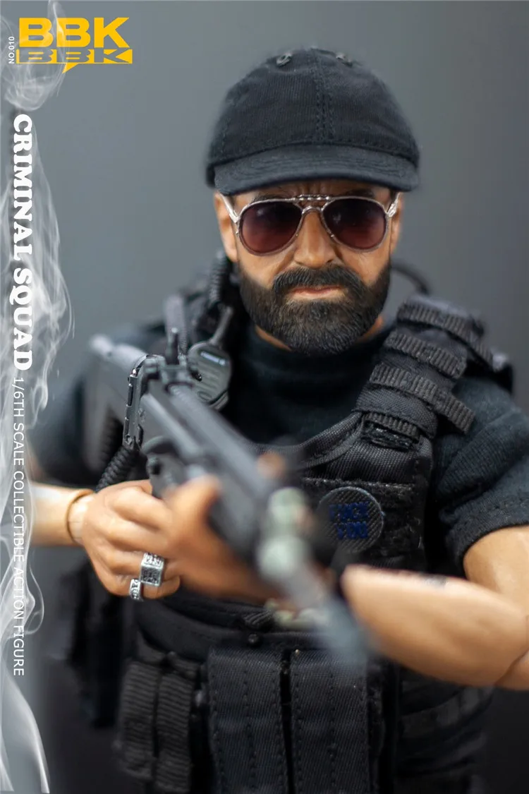 

BBK BBK010 1/6 Male Soldier Tough Guy Nick Full Set 12'' Action Figure Model Accessories In Stock For Fans Collection