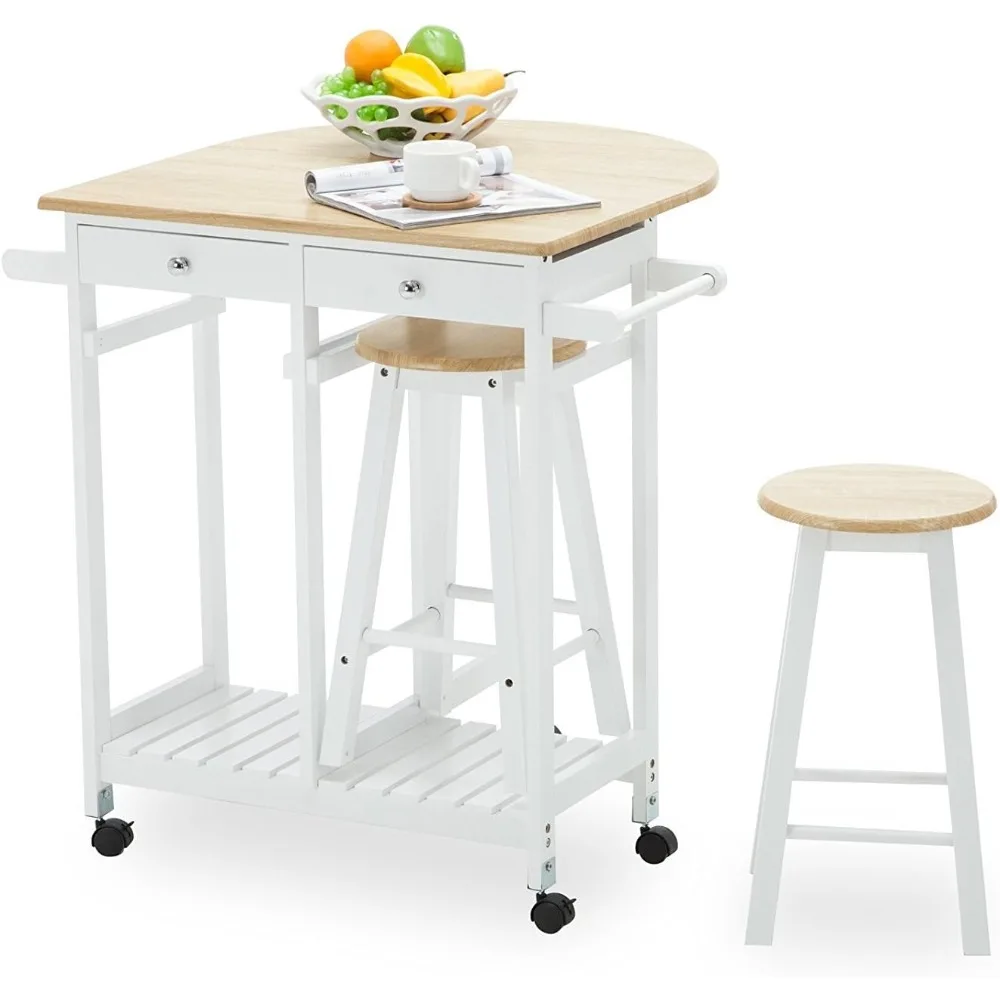 Rolling Kitchen Island Cart Trolley 1