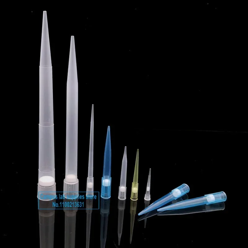 

10ul To 10ml Plastic Pipettor Tips with Sand Core Filter for Dispensers Micropipette Pipettor Science Lab Supplies