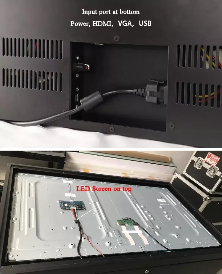 22 3D 홀로그램 프로젝터 270도 홀로그램 디스플레이 박스 홀로그램 피라미드 풀 HD 해상도 3D 디스플레이 쇼케이스