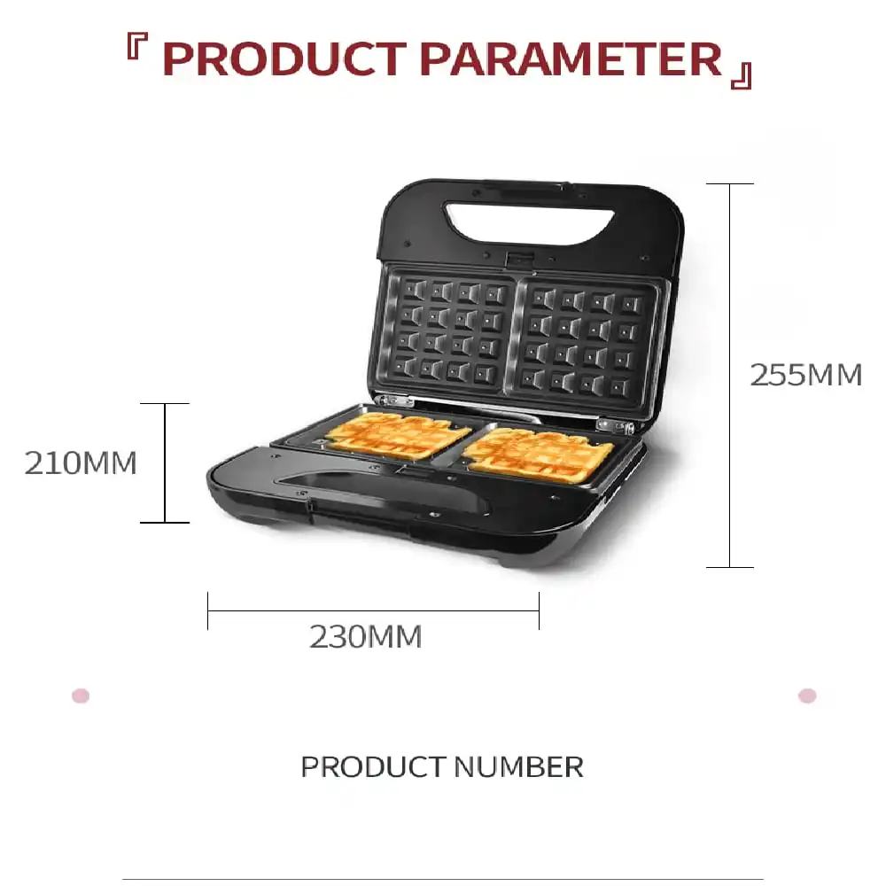 Household Multi-Functional 7-In-1 Waffle Maker Not Stick To Baking Plates  Thin, Pancakes, Sandwiches, Donuts Grilled Meat - AliExpress