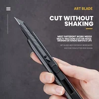 Aluminum Alloy Utility Knife Mini Art Knife Letter Openers Office Knife Diy Cutter Knife Stationery School Tools Paper Cutter 2