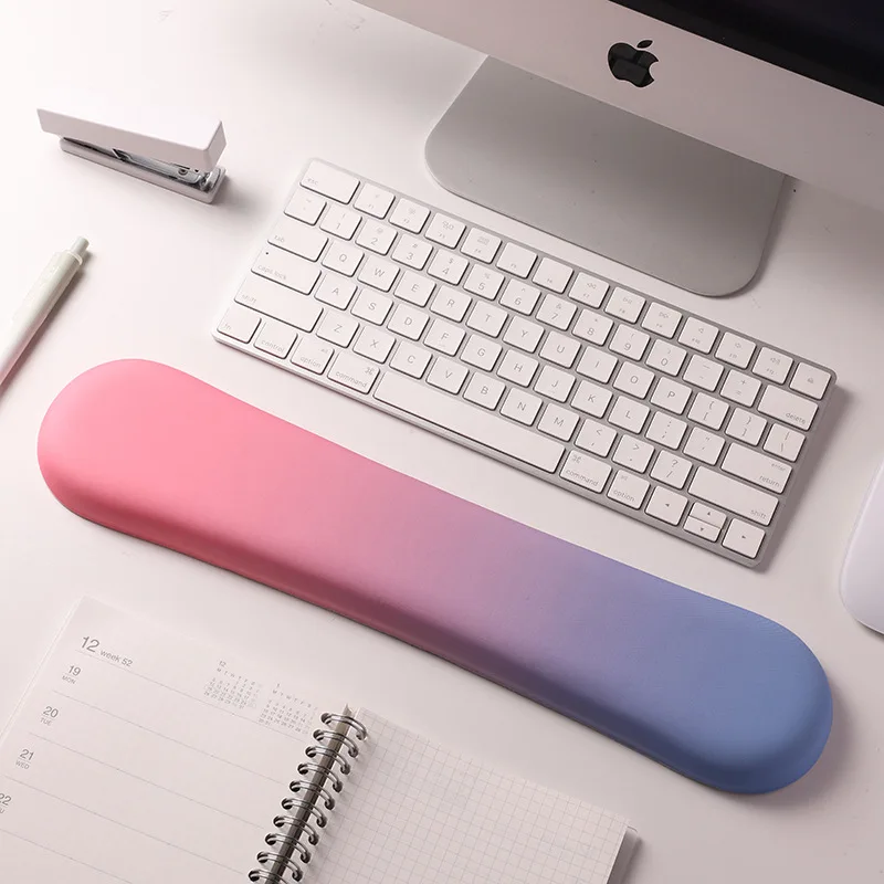 Ergonomic Keyboard Wrist Rest Memory Foam Wrist Rest for Computer Keyboard Mouse Pad Set for Easy Typing Pain Relief for Office