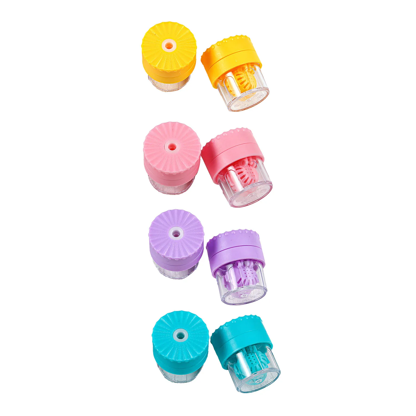 Contact Lens Cleaner Case Portable Manually Rotatable Contact Lens Case Plastic Container Storage Holder Eyewear Accessories