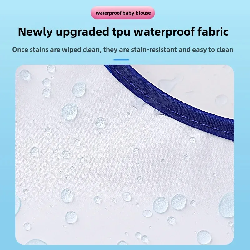 Unisex Sleeveless Apron Baby Feeding Bibs Children's Cover up Clothes Easy to Wear And Wash Durable And Comfortable to Wear