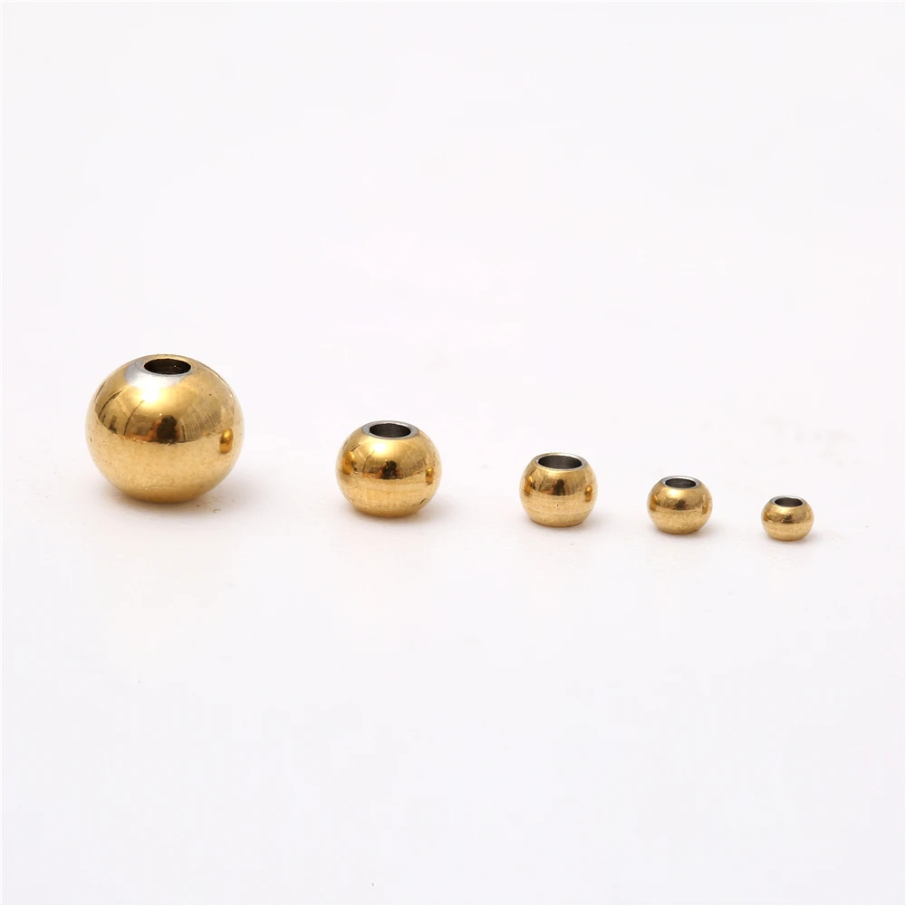 Spacer Beads Steel Beads Stainless Steel Beads Loose Beads Beads For Jewelry Making 30-100Pcs/Lot