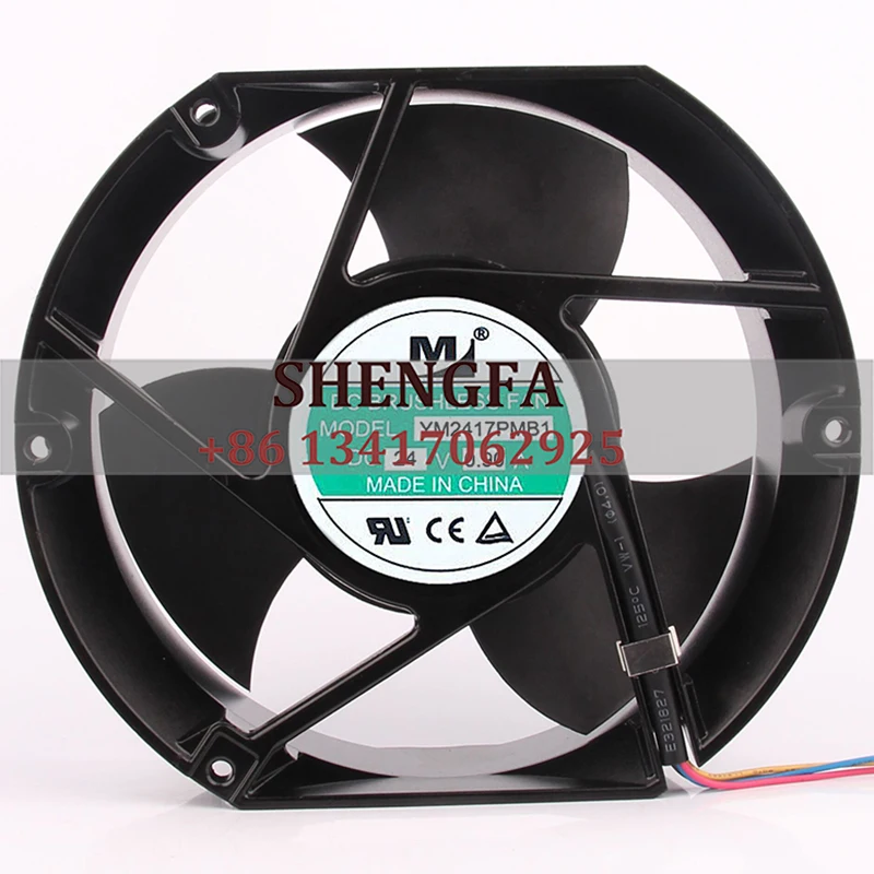 Yimeng Case Fan Ball Bearing 17251 24V 0.90A YM2417PMB1 172*150*51MM 17CM Inverter Fan High Temperature Resistant Fan