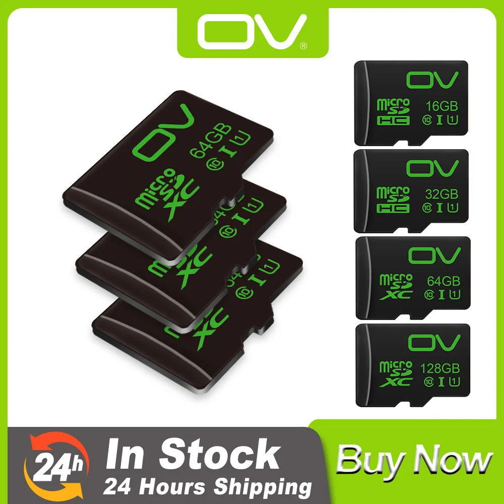 OV Micro SD XC Memory Card Real Capacity 16GB 32GB 64GB 128GB flash TF