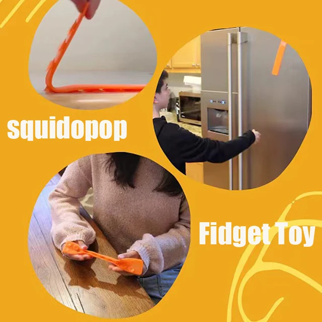 Suction Cup Square Pat Pat Silicone Sheet Squidopop Fidget Toy Children Stress Relief Squeeze Toy Antistress Soft Squishy toy 3