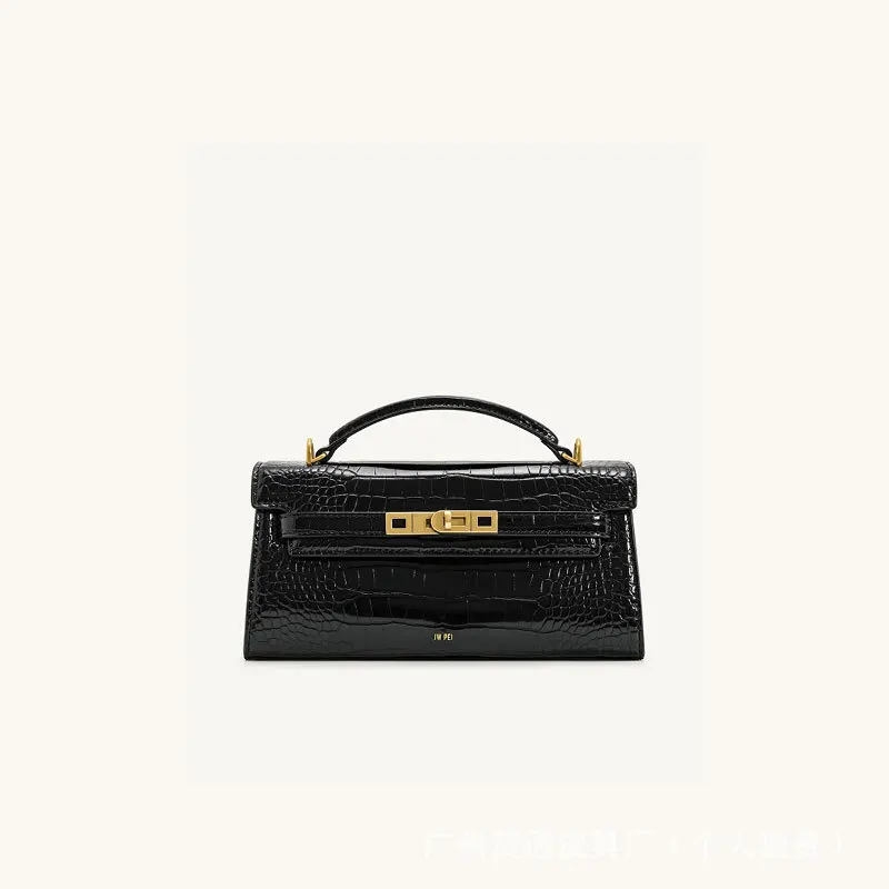 حقيبة جلد مربعة نمط التمساح JW PEI