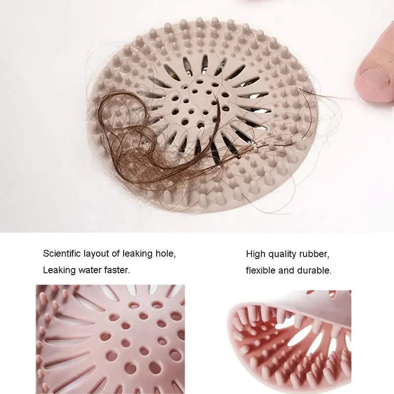 Sink Strainer 1Pc Sink Strainer Bathroom Sewer Filter Floor Drain Drain Hair Catcher Bath Shower Stopper Plug Anti Blocking Bathroom Products