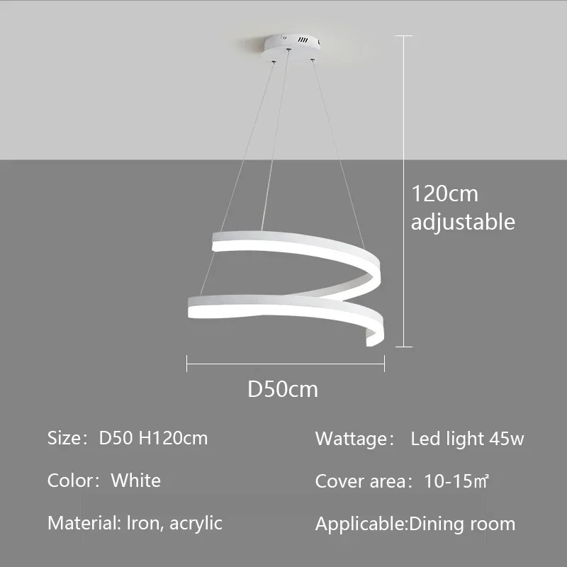 White D50cm 45W