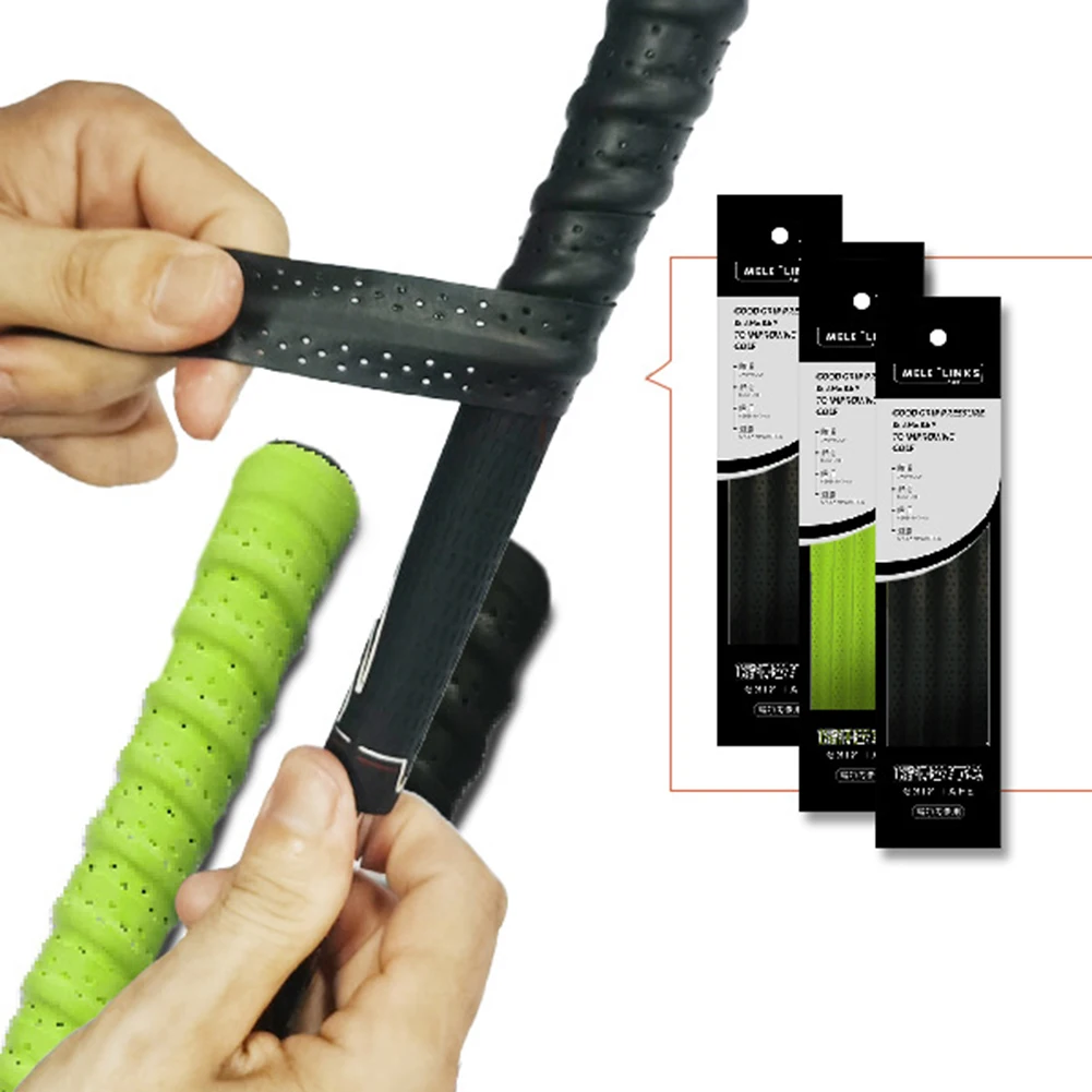 Golf Club Grip Tape PU Golf Club Grip Winding Belt Non-slip Stays Dry Sweatproof Quick Replacement Training Aids Supplies