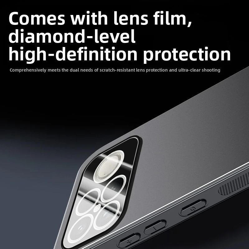 Advanced Metal Frosted Honeycomb Heat Dissipation Anti-Drop Phone Case