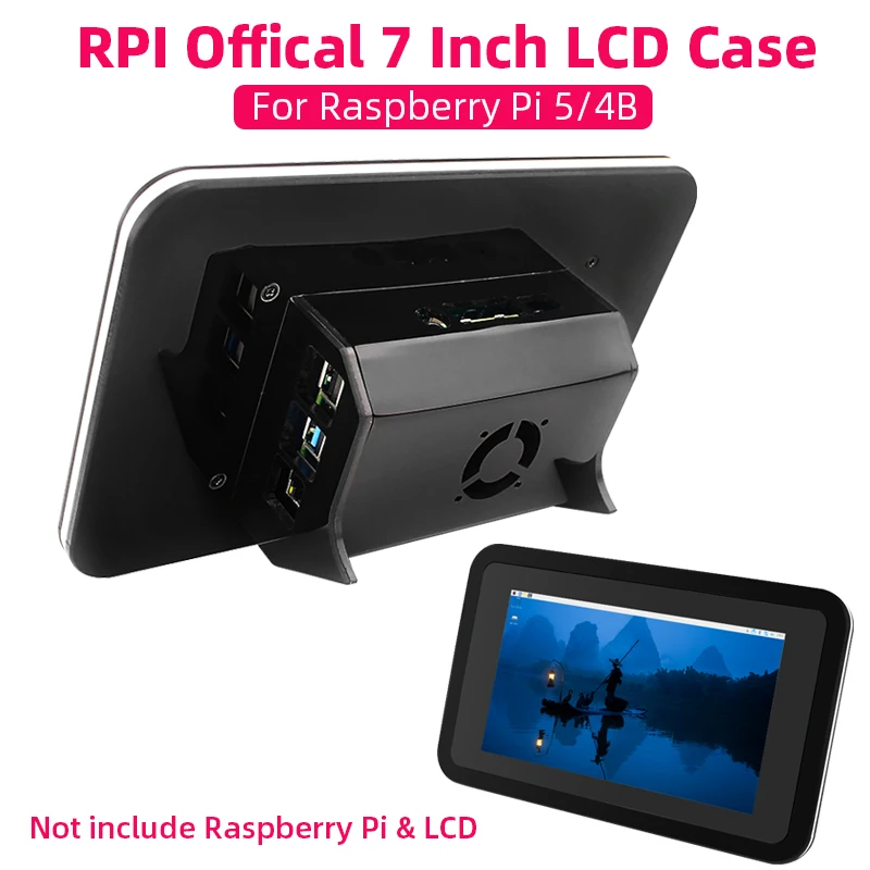 RaspberryPI 3 + 公式7インチタッチスクリーン（ケース付）セット 7インチのタッチスクリーンを備えたRaspberryPi 3 1024x600,4