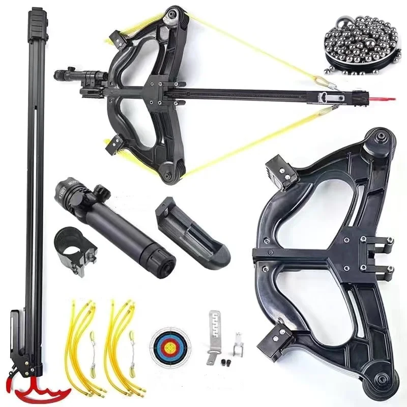 Fronde Simpleshot Arc Composite Télescopique En Métal – Kit Complet Pour Chasse Et Tir De Loisir