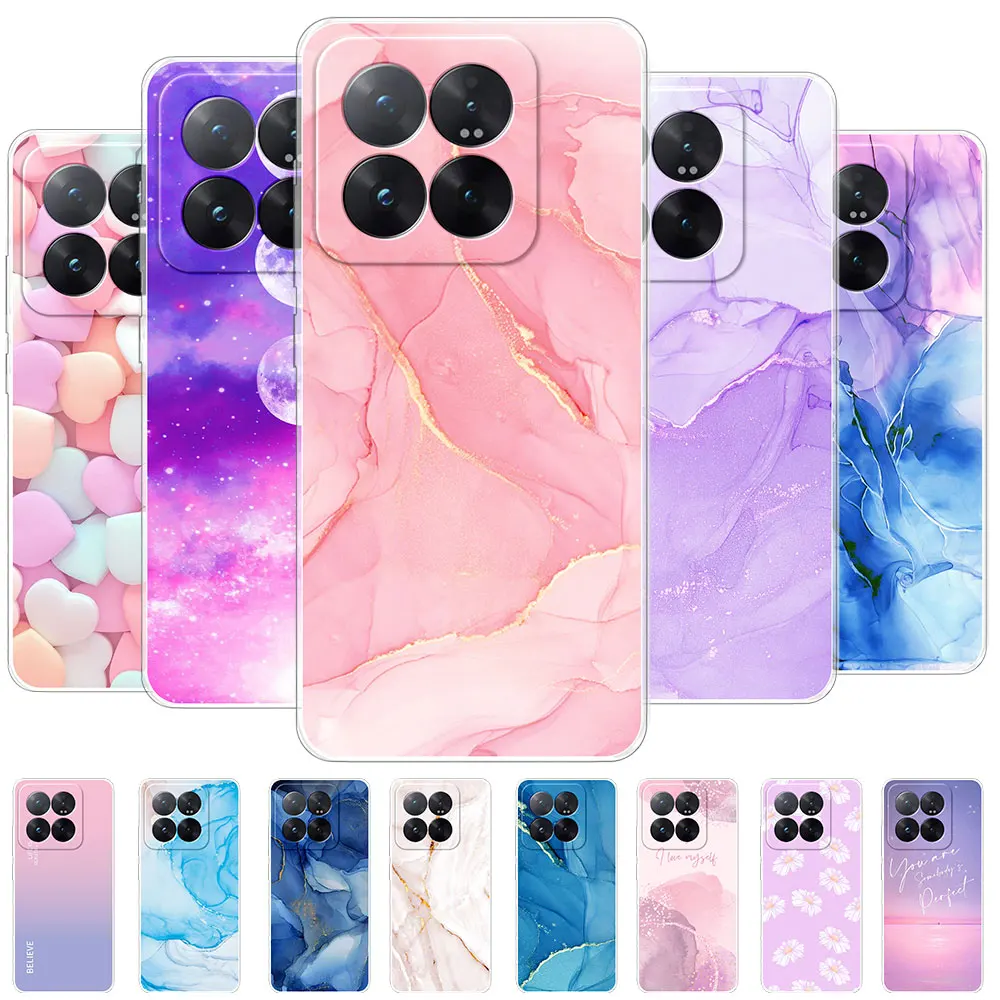 Per Xiaomi 14 Pro Case Clear Tpu Silicone Soft Protect Cover Per Telefono Per Xiaomi 14 Clear Bumper Coque Per Xiaomi 14 Pro Funda