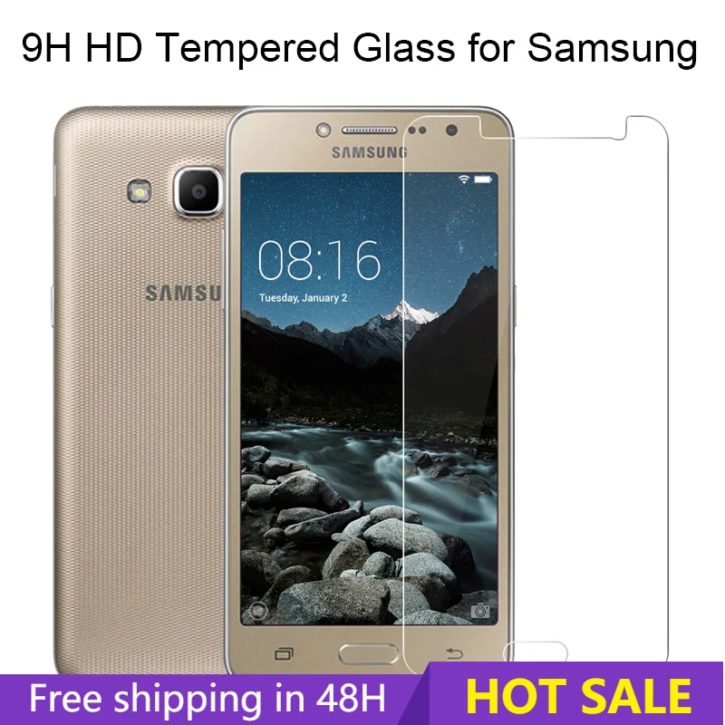 Купить Прочное защитное стекло 9H HD для Samsung J7 2017 J5 2016 J3 2015 Защита экрана Galaxy Grand Prime Plus  | Стёкла и плёнки для телефонов (1005003044461095)