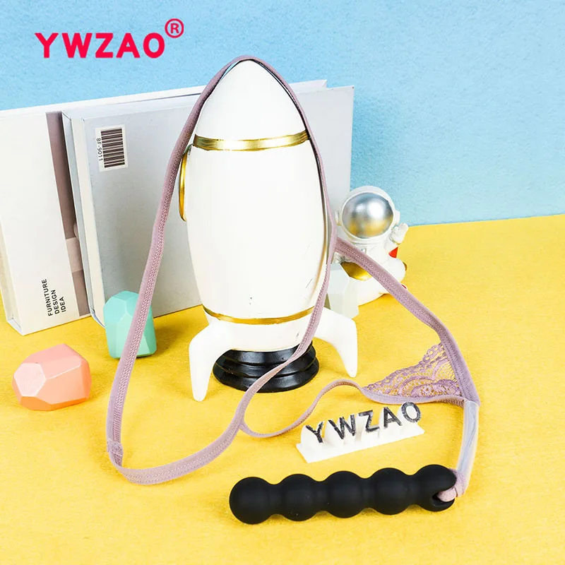 YWZAO Erotische String Producten voor Volwassenen Plug Dames Speelgoed Dames Lingerie Dildo Anale Seks Onzichtbare Billen Anus Slipje N20 Combinatie_voghion.com