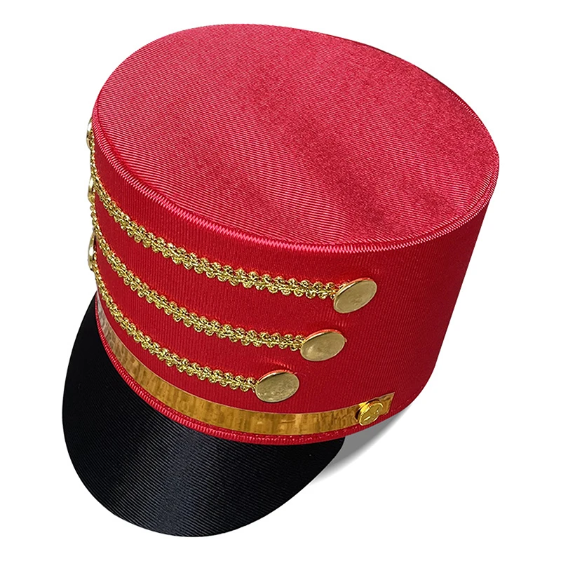 Men Women Majorette Master Soldier Band Hat Cape Costume for Halloween Masquerade Cosplay Show Photography,cosplay hat
