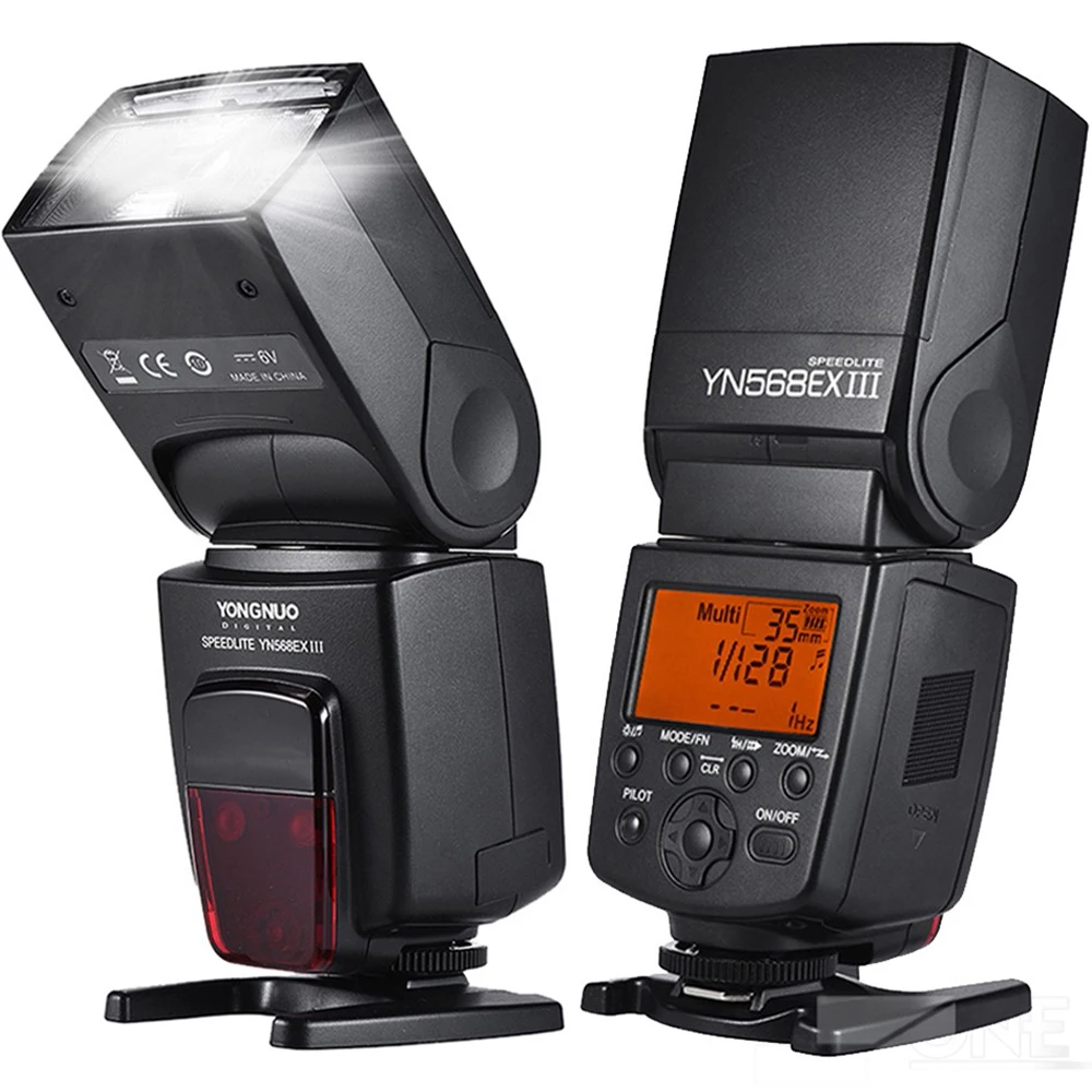 

YONGNUO YN568EX III Wireless Marster Slave TTL Flash Speedlite with High Speed Sync for Canon 650d 700d Nikon D800 DSLR Cameras
