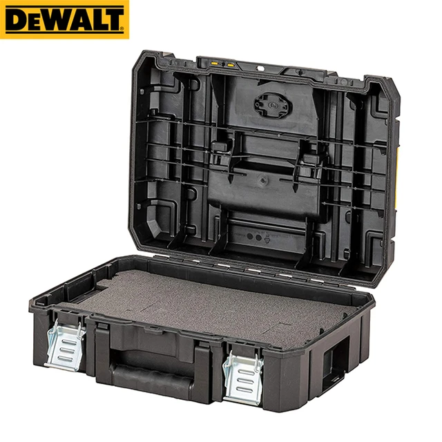 DEWALT DWST83345-1 Stackable Toolbox IP54 Portable Hardware Box TSTAK 2.0  Case Built In Foam Cushion