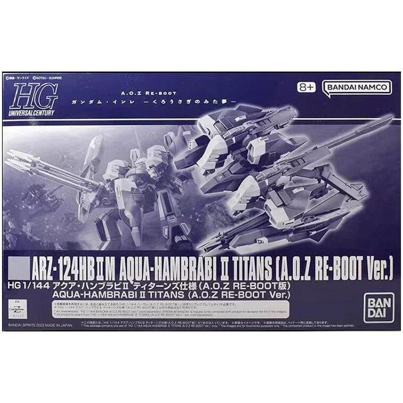 Bandai Gundam Model Kit HG Hi Zack AOZ RE Boot Barzam Zeon