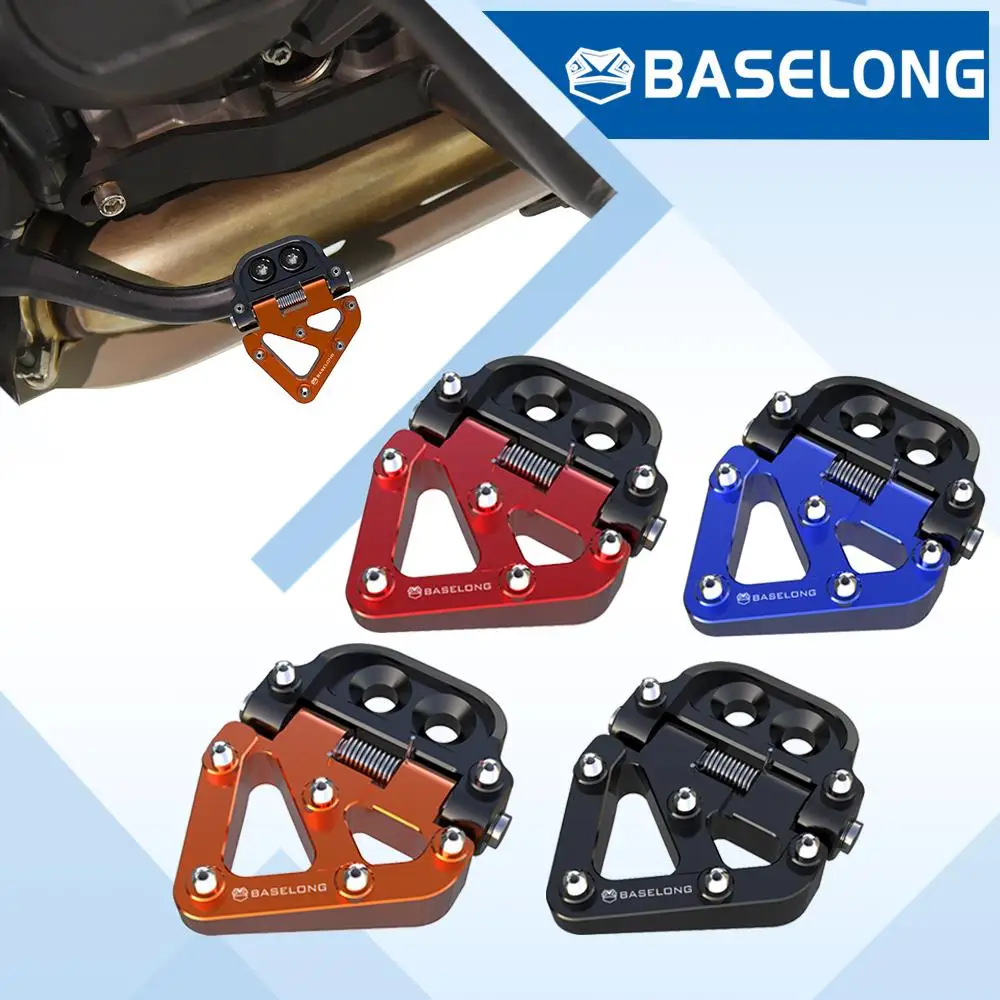 

Motorcycle Accessories For EXC 300 EXC300 2000-2016 2015 2014 2013 2012 2011 2010 Folding Rear Brake Pedal Step Tip Plate Parts