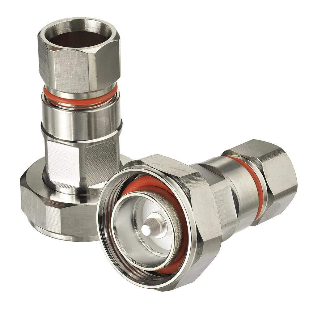 RF Coaxial Connector for Corrugated Copper Cable