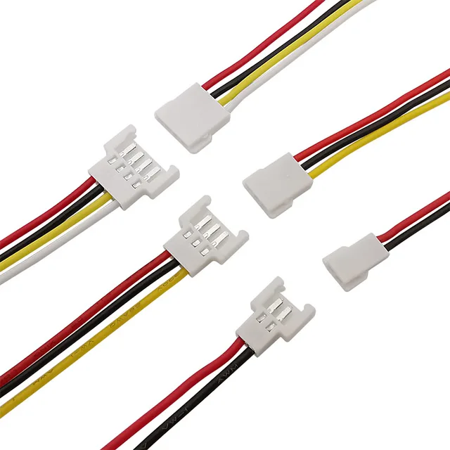 Micro MX 2.0mm Pitch 2/3/4 Pin Male Female Plug Wire Cable Connector Battery Charging 26AWG Electronic Leads 15CM 1