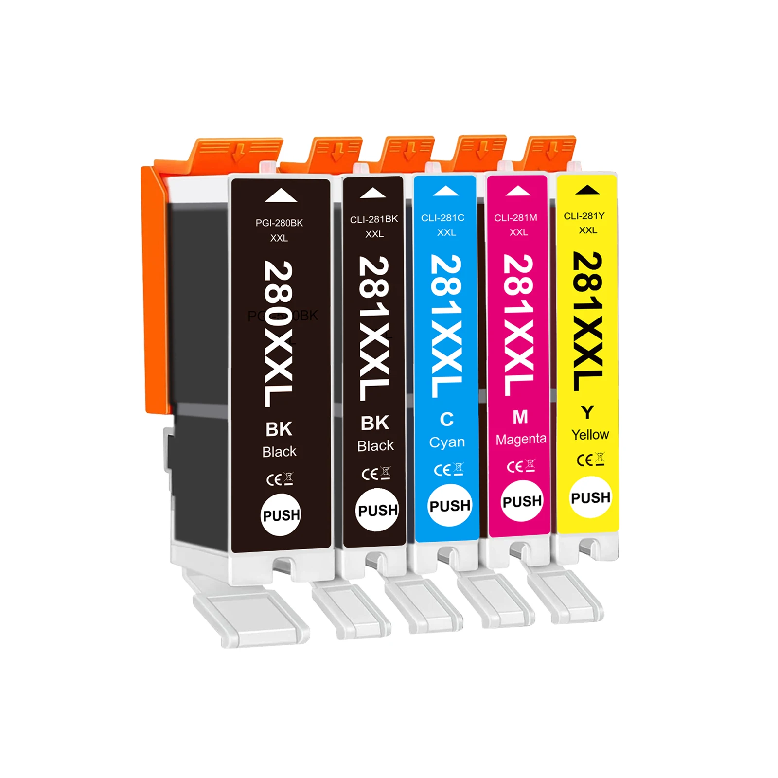 

Compatible For Canon Ink cartridges PGI280 PGI-280XXL CLI281XXL PGI 280 CLI 281 TR7520 TR8520 TS6120 TS6220 TS8220 TS9120 TS9520