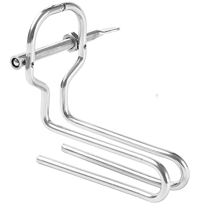 Metal Anal Expander Vaginal Dilator Spreader Huge Speculum Fetish Masturbation Butt Plug Fisting Sex Toys for Men Women Couples