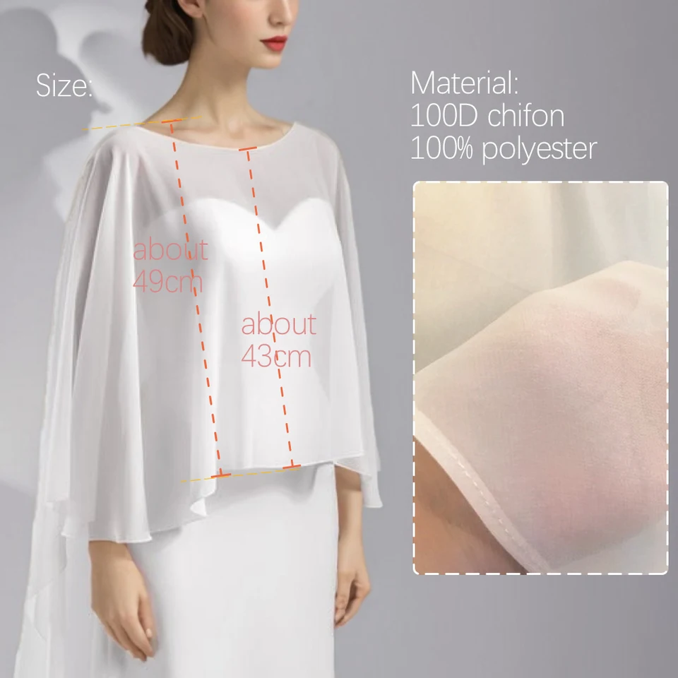 Étole Châle Femme En Mousseline Scintillante - 160x45 Cm Avec Franges - Pour Robe De Soirée, Mariage, Cérémonie - Accessoire élégant Avec Boucle