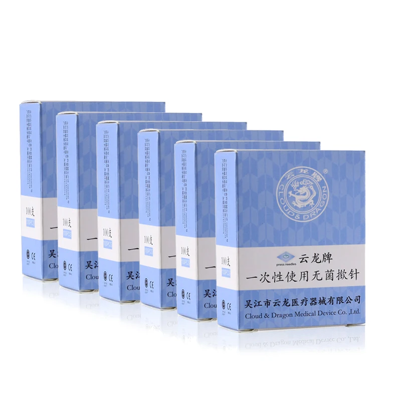 

0.22*1.5mm Acupuncture Needles Beauty Minitype Press Needle Sterile Auricular Acupunture Ear Retain Needle Points for single use