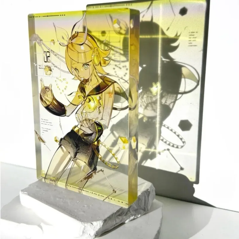 Kagamine Rin/Len Acryl-Ziegel-Projekt DIVA Anime-Peripherie, modische, exquisite Kreativität, kleine Acryl-Geschenke