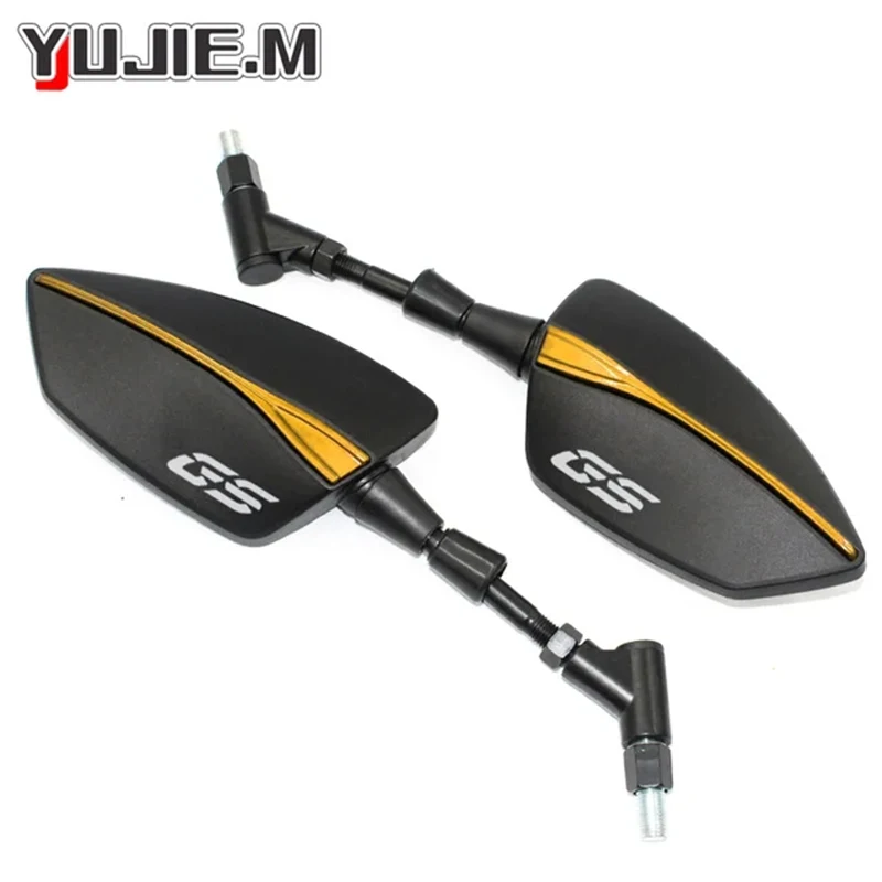 For BMW G310GS R1200GS R1250GS F750GS F650GS F800GS F850GS CNC Motorcycle Rearview Mirror, Motorcycle Side Mirror,Featuring logo 3