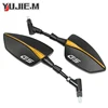 For BMW G310GS R1200GS R1250GS F750GS F650GS F800GS F850GS CNC Motorcycle Rearview Mirror, Motorcycle Side Mirror,Featuring logo 3