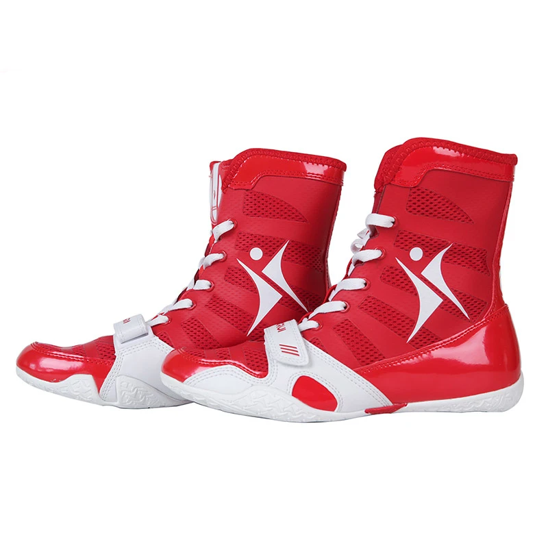 Professional Wrestling Boots (Men's Women's Mesh Breathable Unisex Boxing Shoes Designer Fighting Boots Gym Training Shoes)