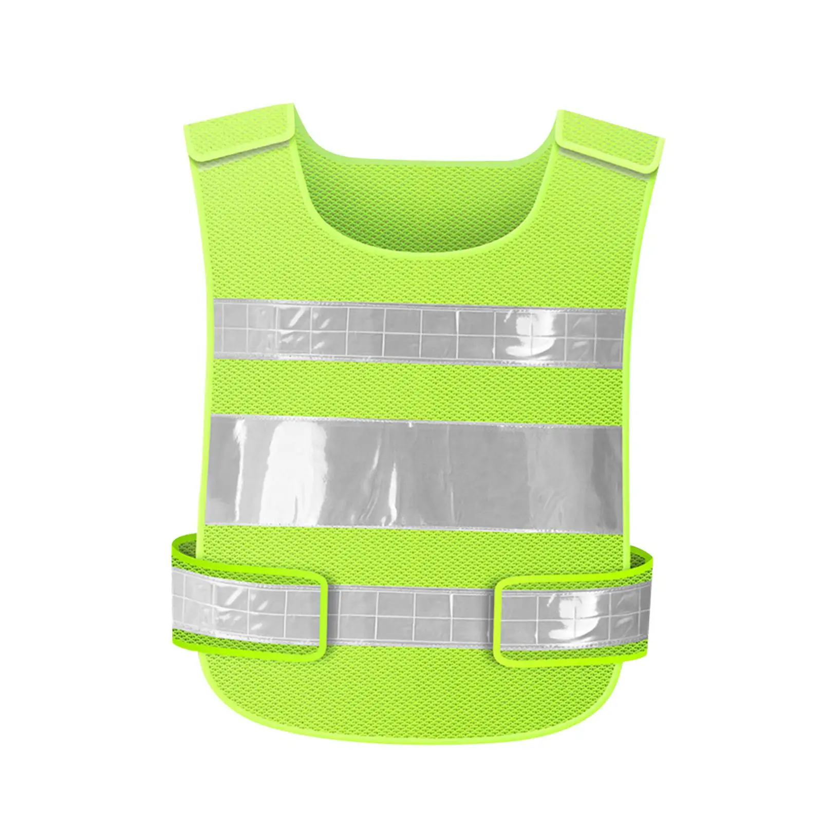 Reflective Vest High Visibility Construction Gear Walking Running Hiking Work Biking Mesh Cloth with Reflective Strips Adults