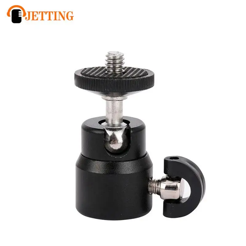 카메라 삼각대 LED 라이트 플래시 삼각대 브래킷 홀더 마운트 1 개, 1/4 핫슈 어댑터 크래들 볼 헤드