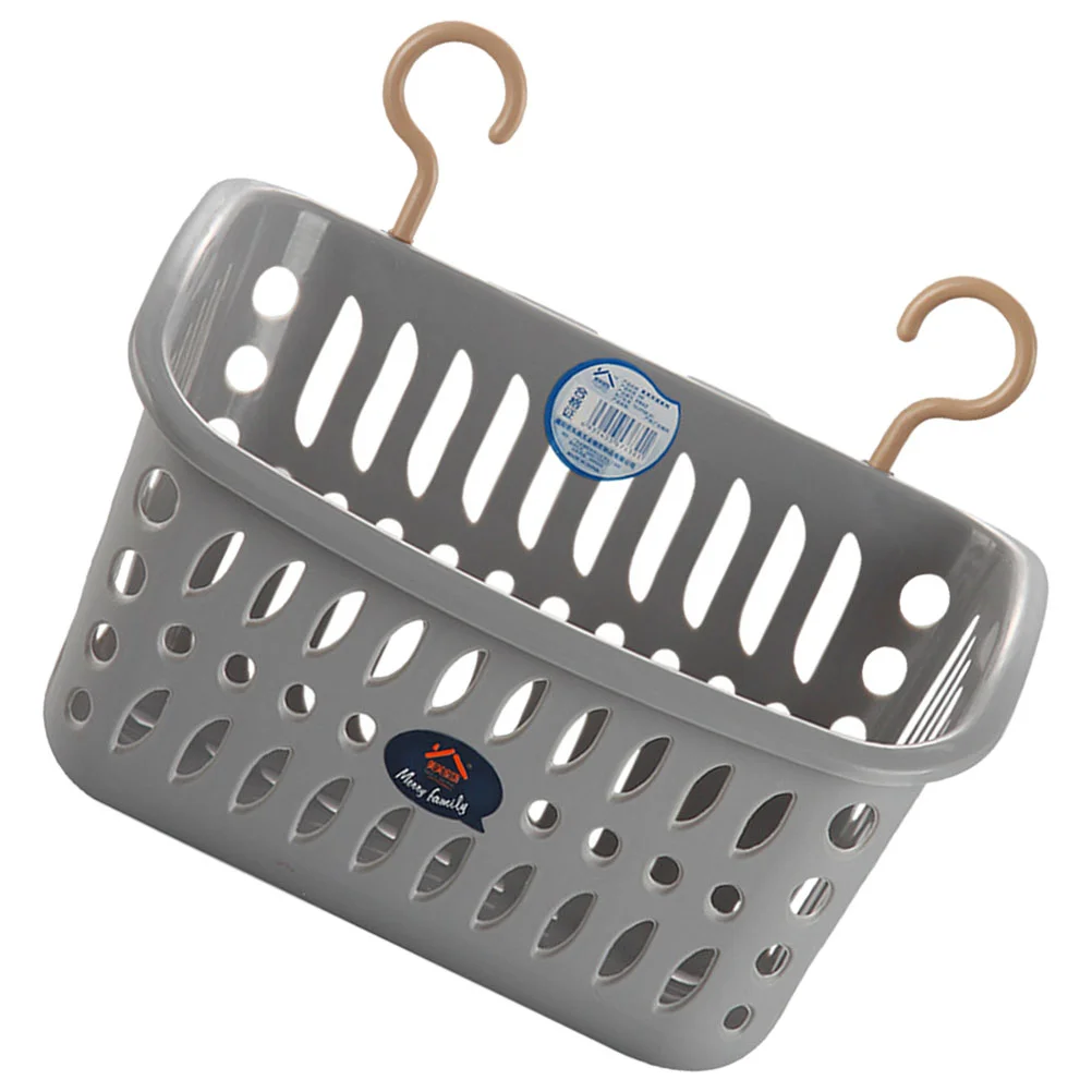 

Kitchen Organizer Shelf Shower Baskets with Hook Bathroom Hanging Rapid Plastic Hooks Multifunctional for Organizing