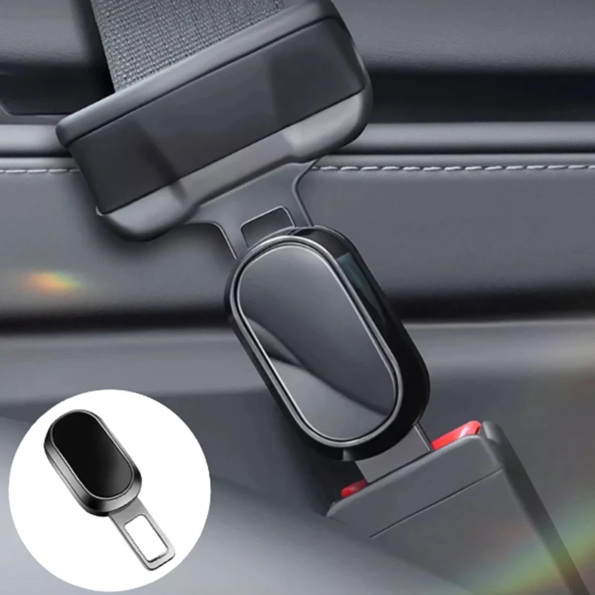 Seat Belt Extender Car Seat Belt Clip Extension Plug Safety Seat Lock Extender Suitable for Tesla Benz Car Accessories