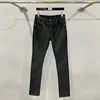 PFNW High Quality Men's Trousers Darkwear Classic Versatile Wax Coating Craft Slimming Basic Jeans Black Runway Pants 28W5606 2